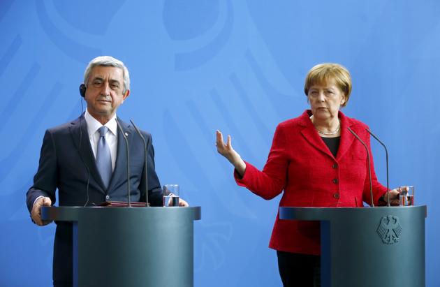 Germany takes on responsibility over resume of talks on Karabakh - Merkel